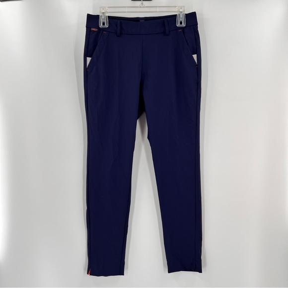 KJUS Pants - Kjus Ice Light 7/8 Treggings Blue Slim Fit Golf Stretch Performance Womens 38/M